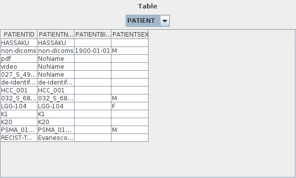 Database Browser